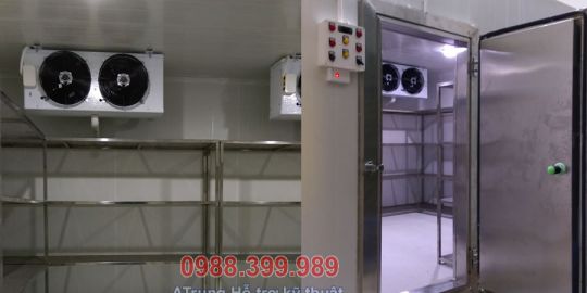 Lắp đăt kho lạnh bảo quản vác xin tại công ty CP Xuất Nhập khẩu Y Tế Việt Nam